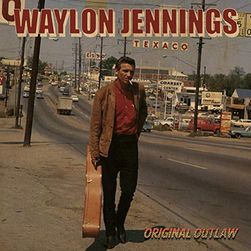 2 Waylon Jennings Decals BIG 12" Many Colors Door car truck Sountry Star